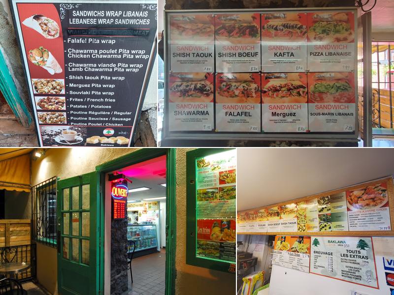 Restaurant Liban Menu