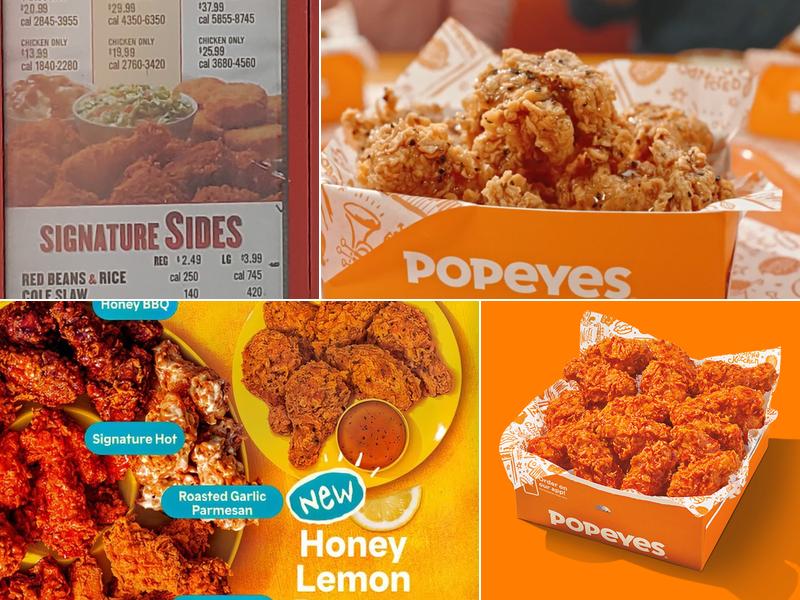 Popeyes Louisiana Kitchen Menu
