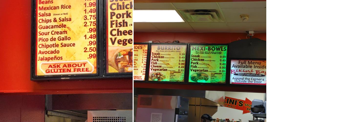 Daniel's Restaurant Menu