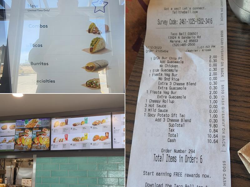 Taco Bell Menu