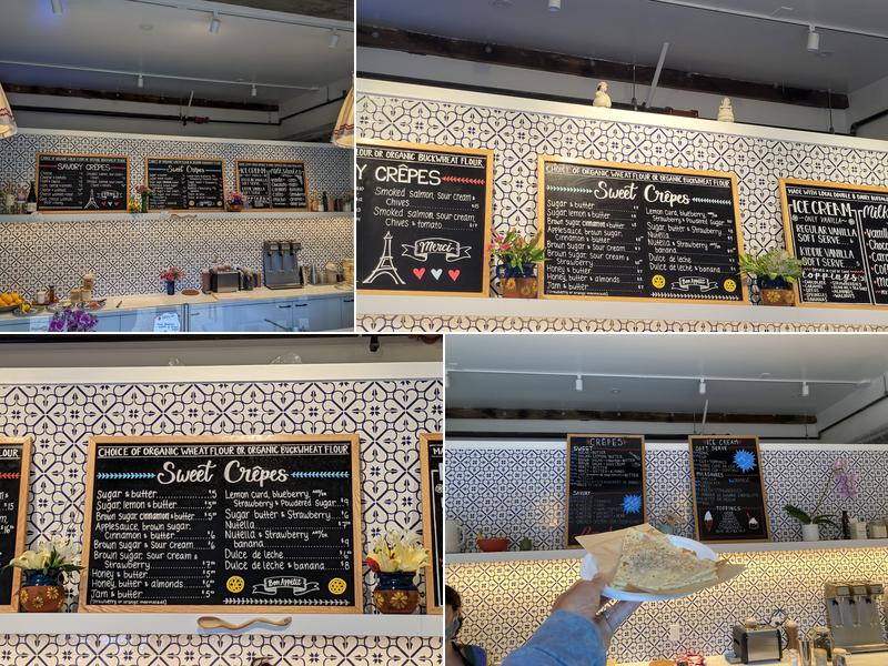 Millie’s Crêpe et Crème Menu