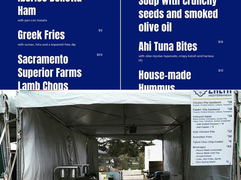 Zalta Mediterranean Menu