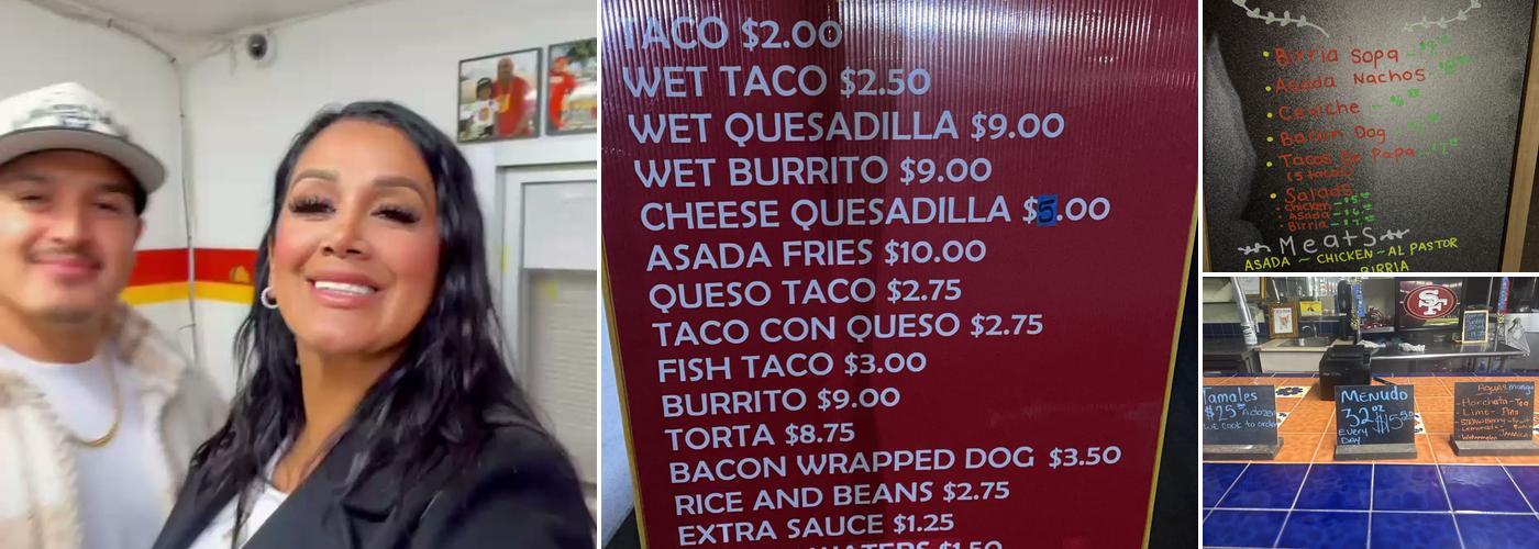 Taco Man Menu
