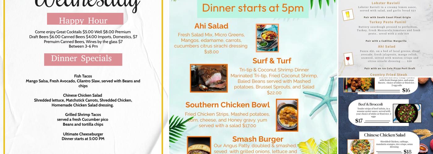 Shawii Kitchen Menu