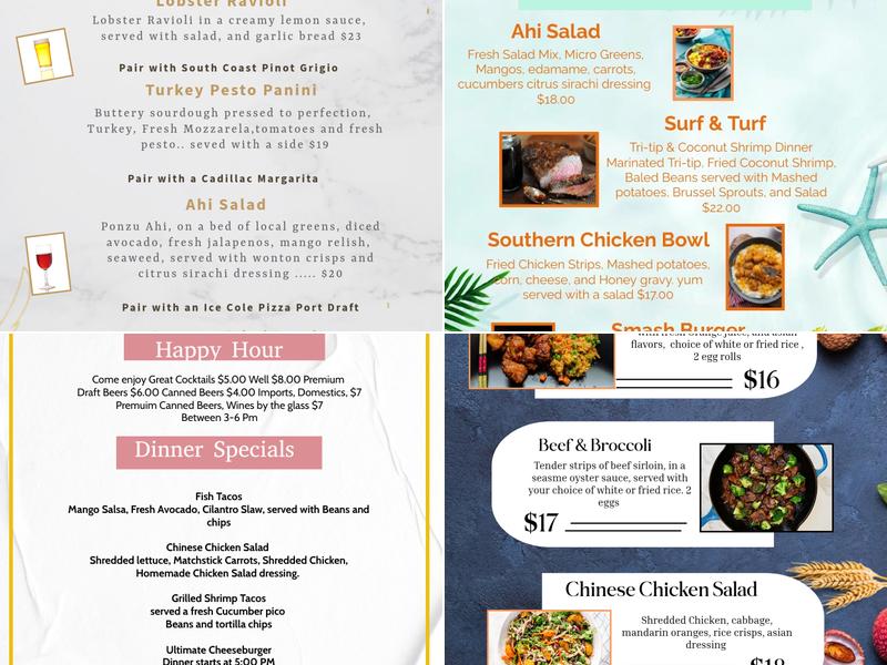 Shawii Kitchen Menu