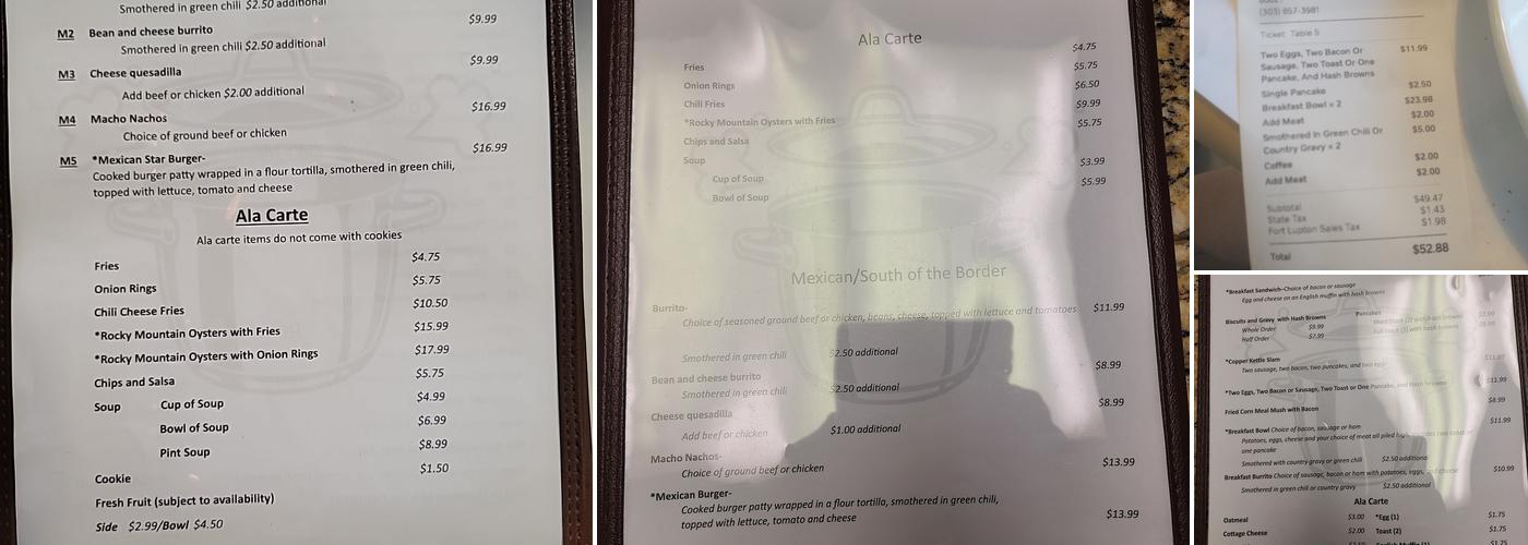 Copper Kettle Kitchen And Catering LLC Menu