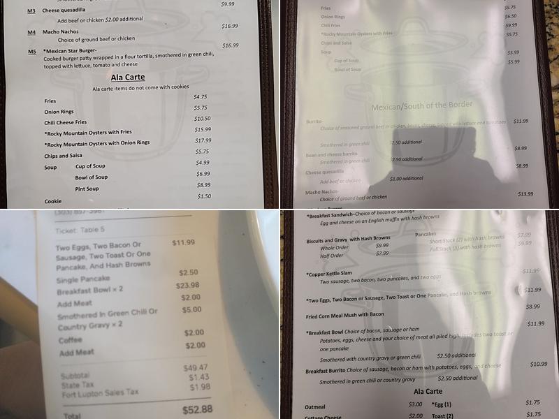 Copper Kettle Kitchen And Catering LLC Menu
