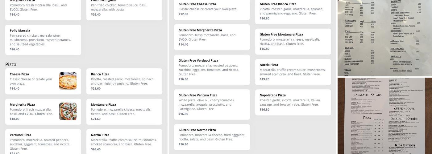 Circo Italian Kitchen Menu