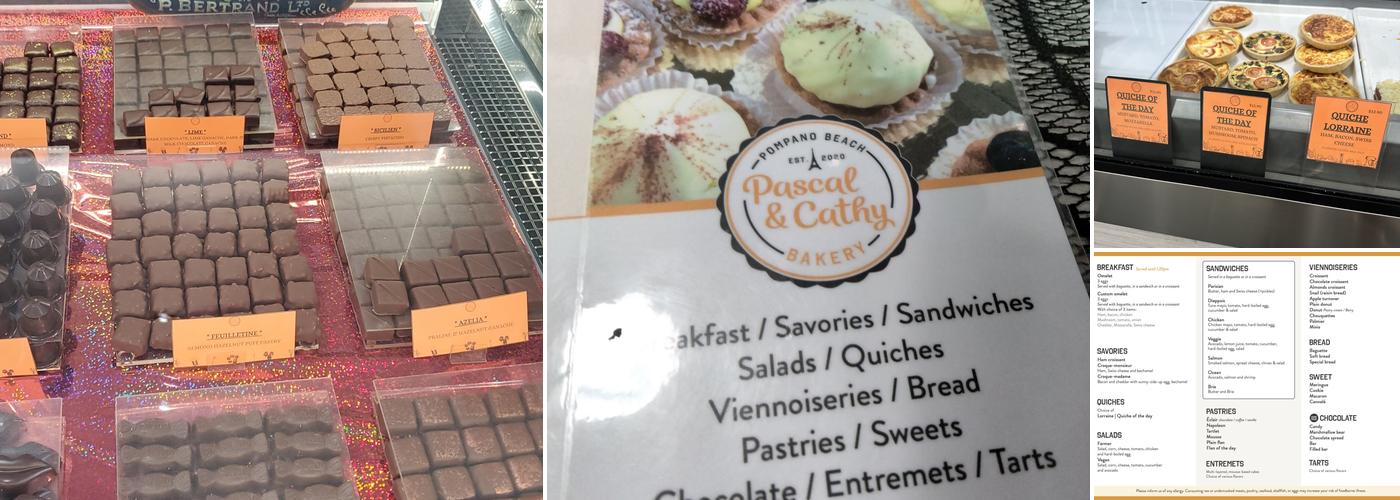 Pascal & Cathy Bakery Menu