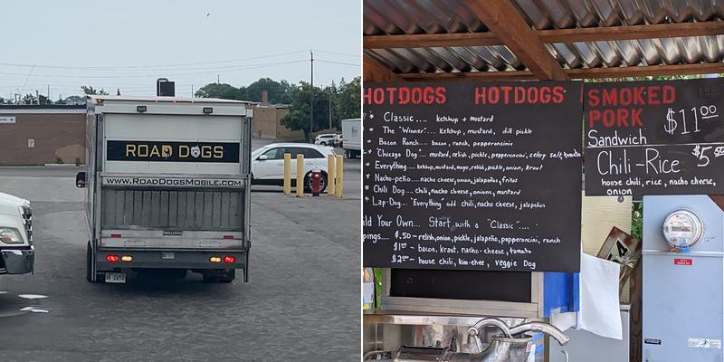 Roaddogs Menu