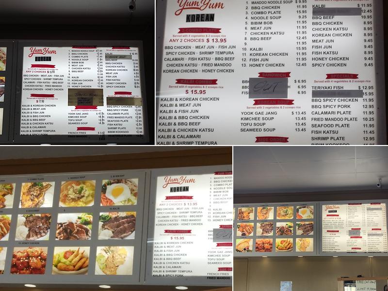 Arirang Korean Kitchen Menu