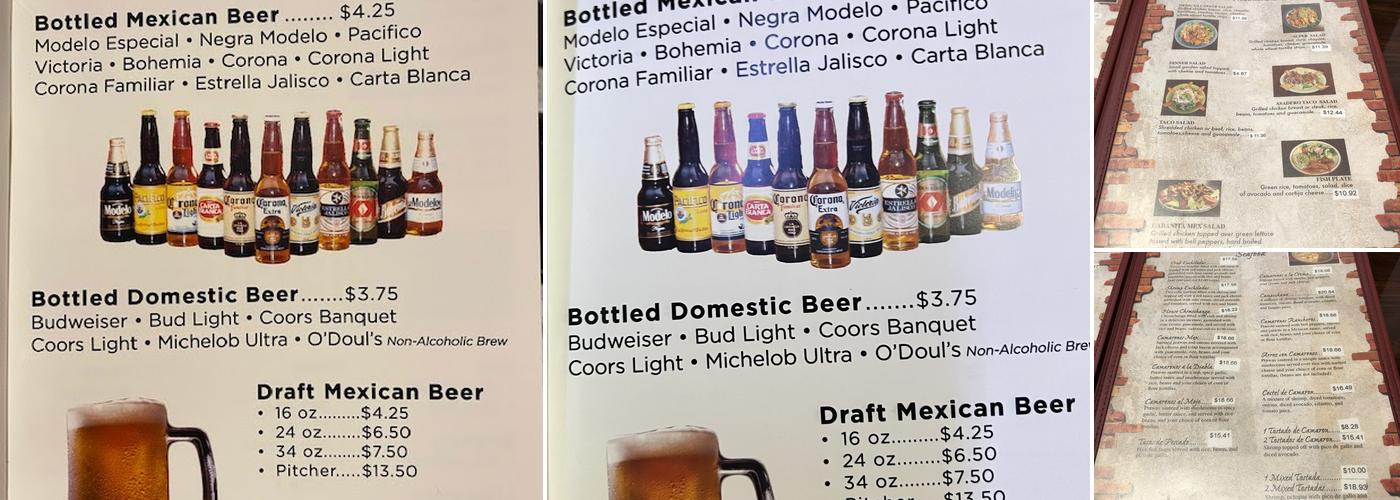 La Cabanita Mex 4 Menu