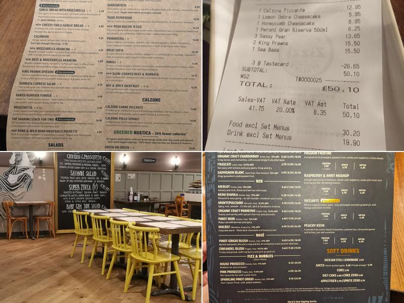 Zizzi - Stratford-upon-Avon Menu