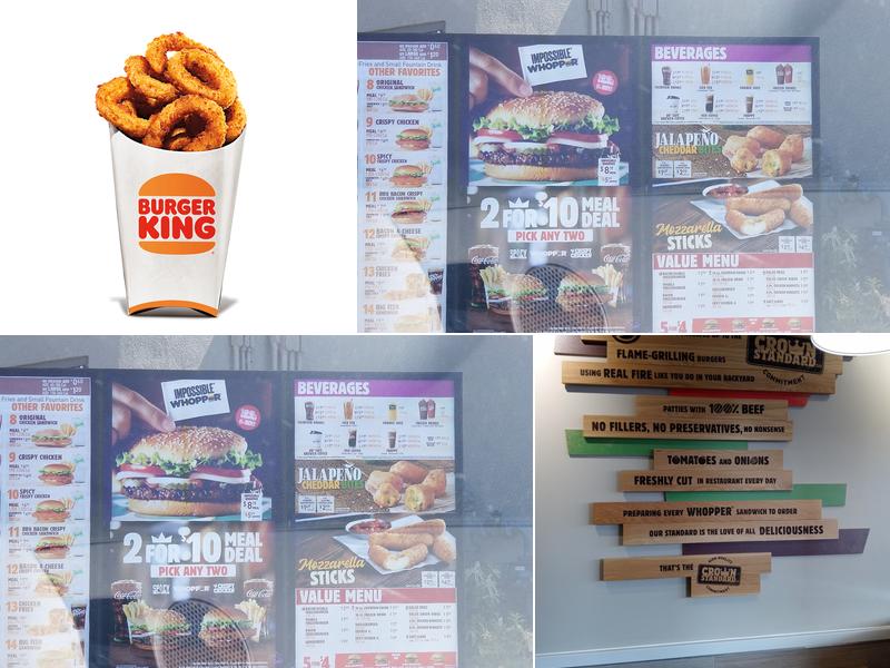 Burger King Menu