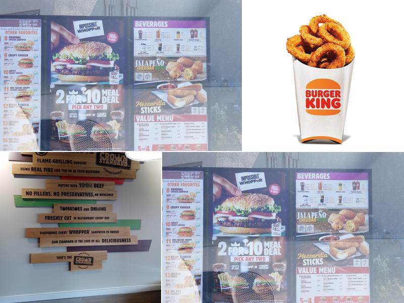 Burger King Menu