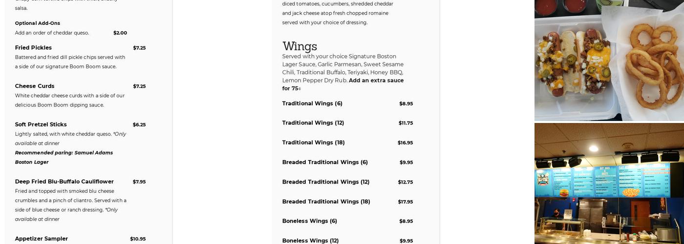 Patriot Commons Menu