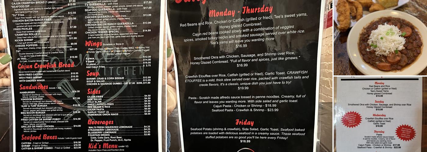 Johnson's Kitchen Menu