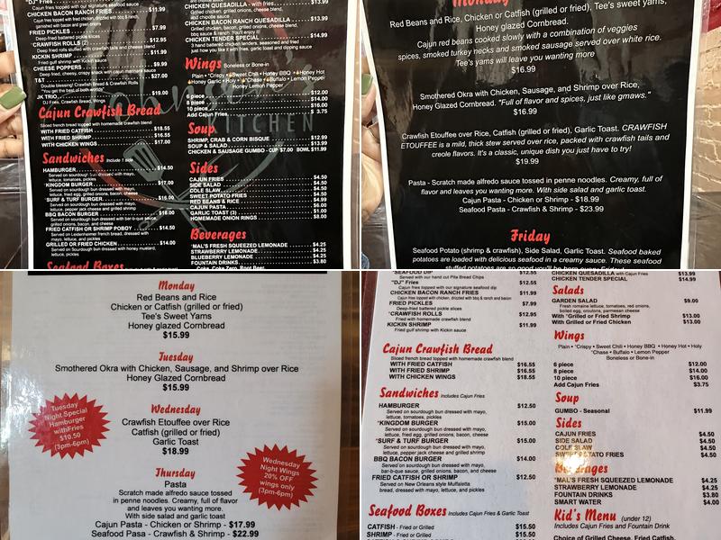 Johnson's Kitchen Menu