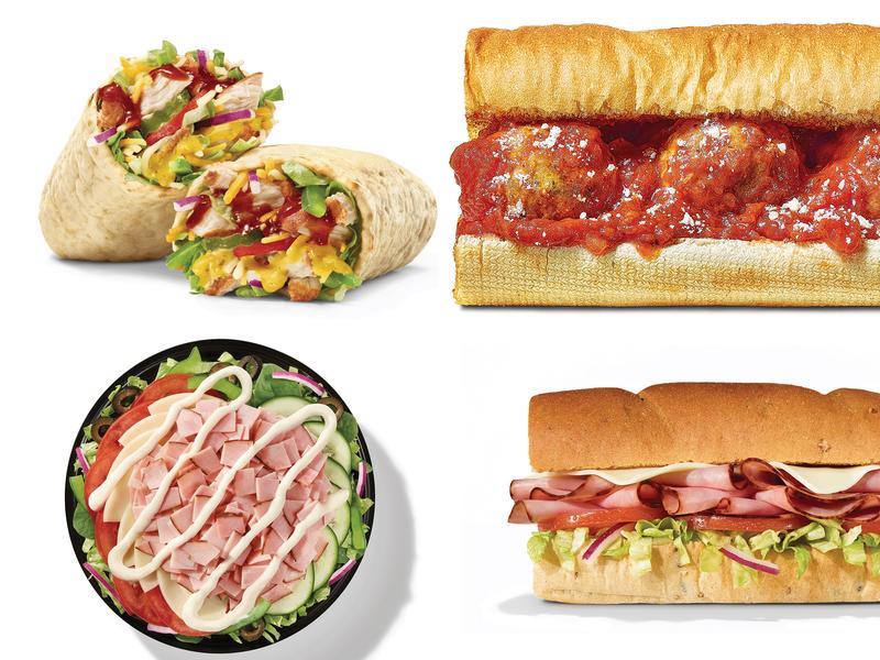 Subway Menu
