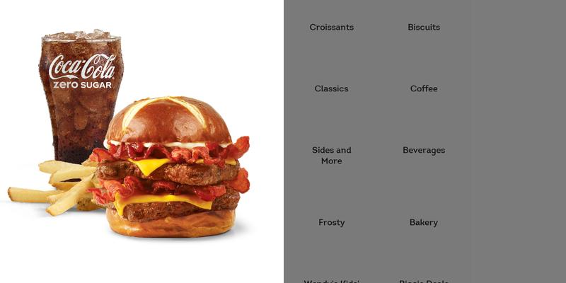 Wendy's Menu