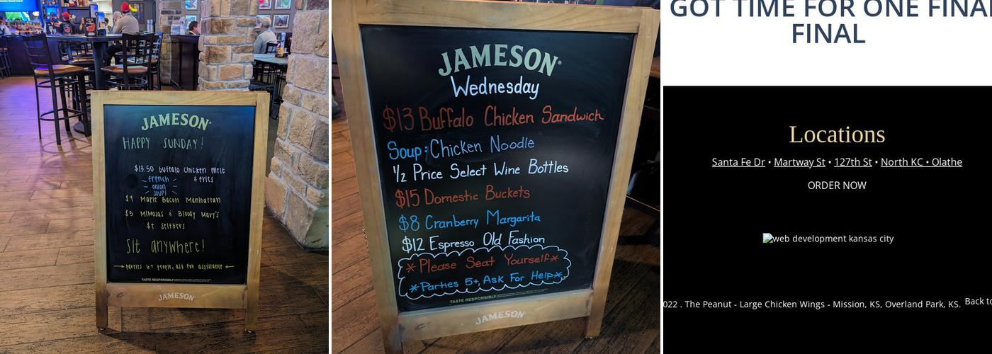 The Peanut Menu