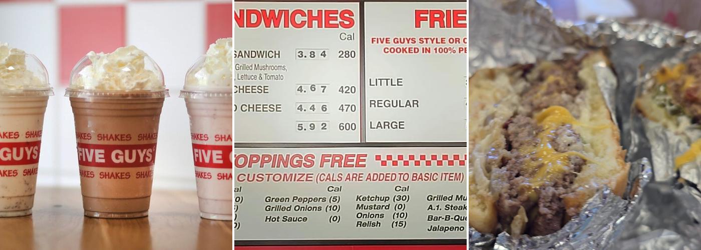 Five Guys Menu