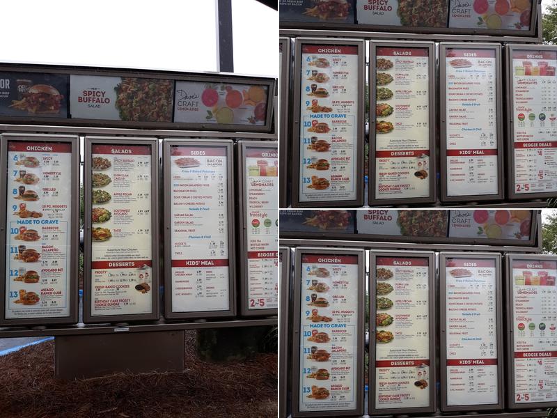 Wendy's Menu