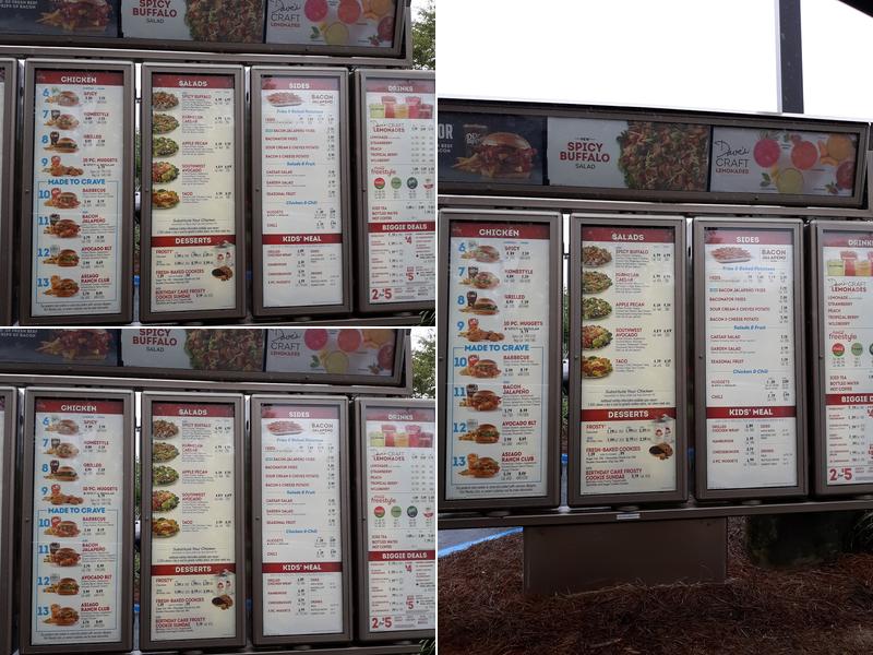 Wendy's Menu
