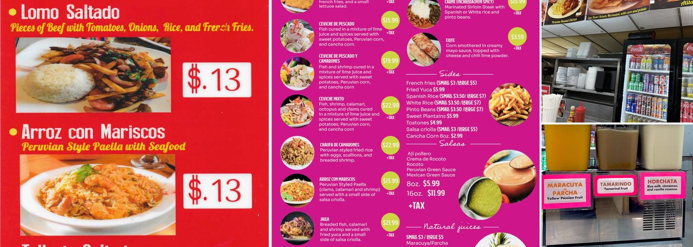 Los Rodriguez - Peruvian Cuisine Menu