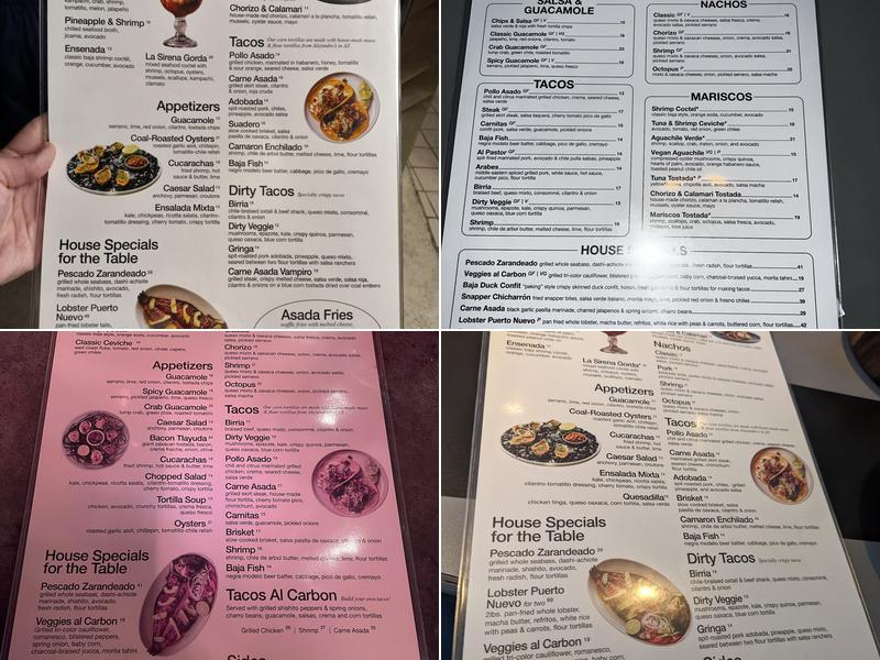 LMNO Menu