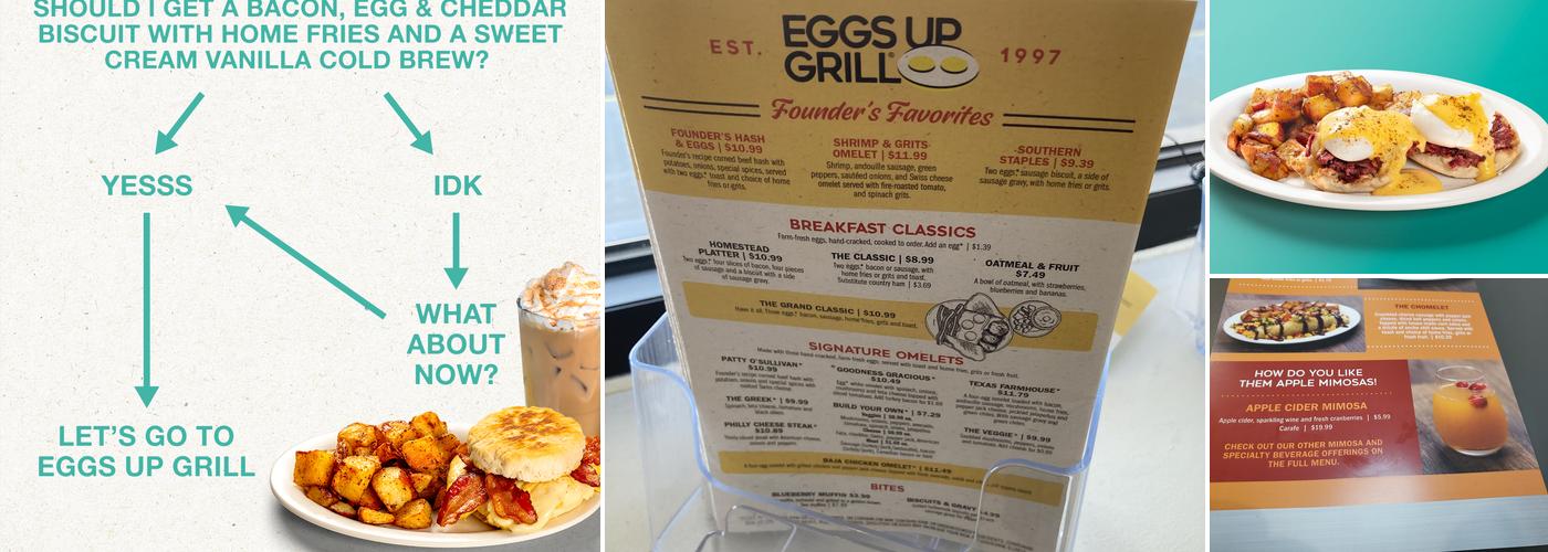Eggs Up Grill Menu