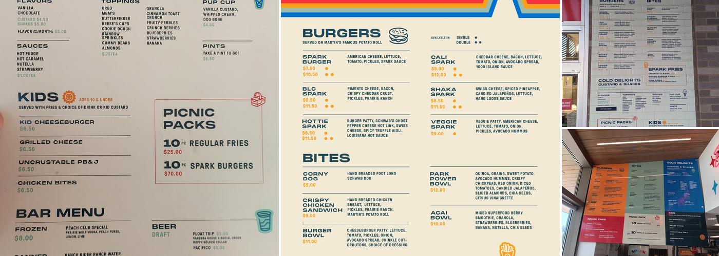 Spark Menu
