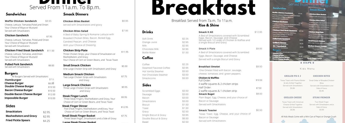 Smack That - Chouteau Menu