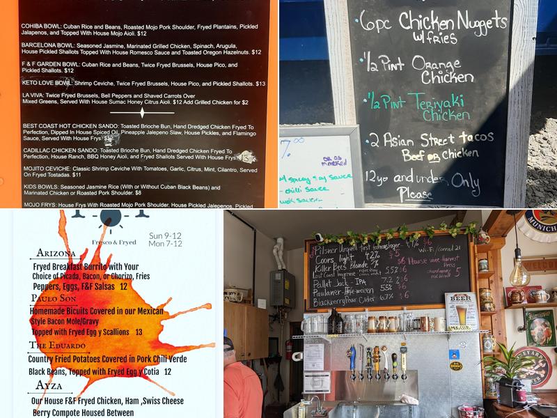 Corral Tap Room & Food Carts Menu