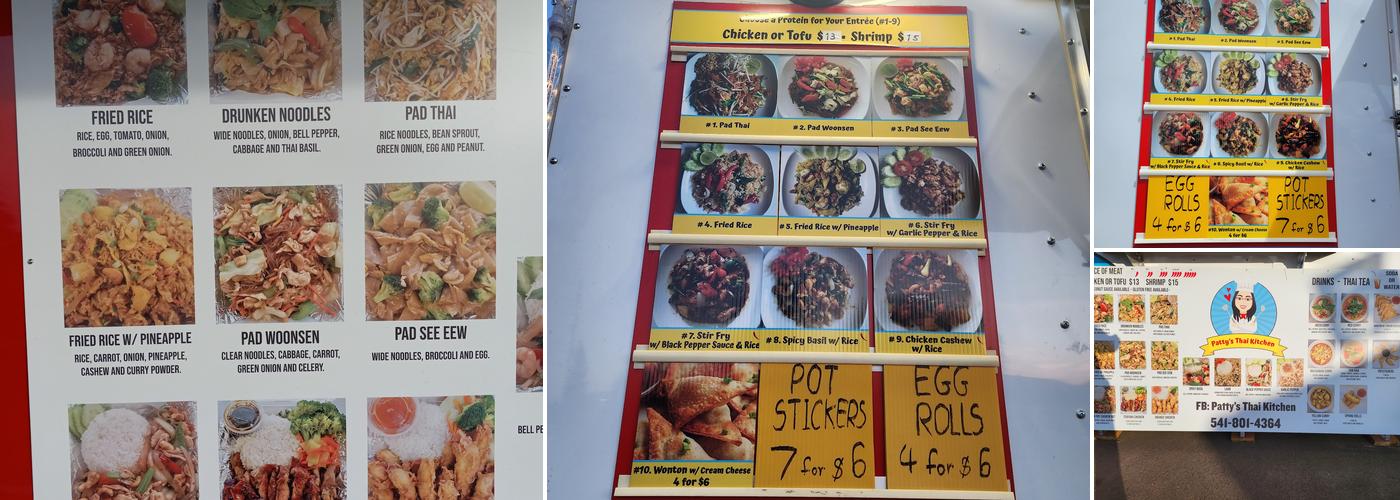 Patty's Thai Kitchen Menu