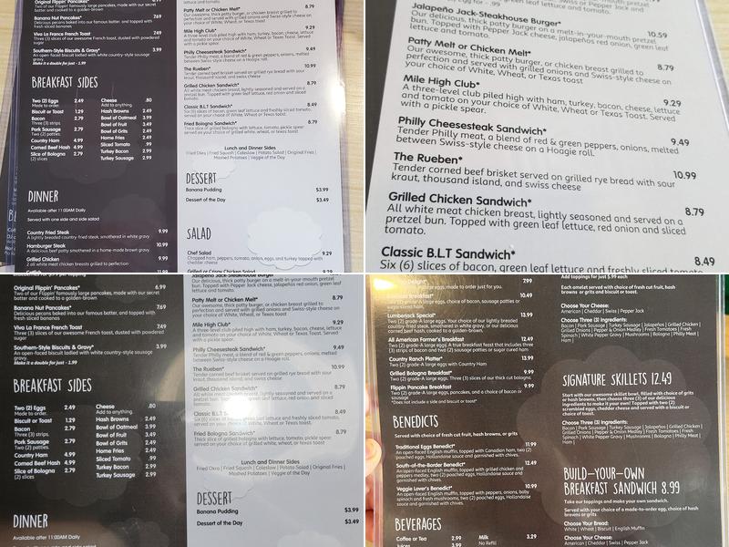 That Flippin' Egg Menu
