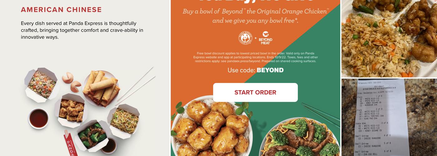Panda Express Menu