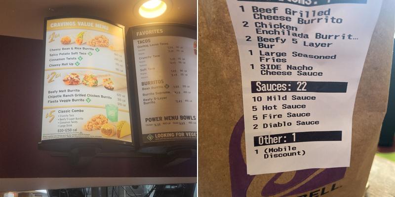 Taco Bell Menu