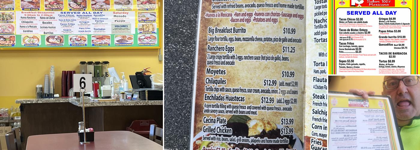 Antojitos La Huasteca Potosina Menu
