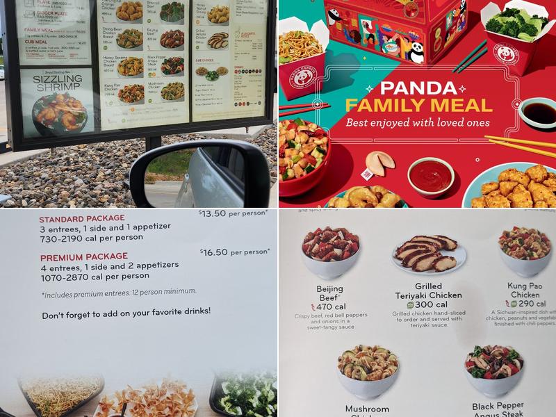 Panda express Menu
