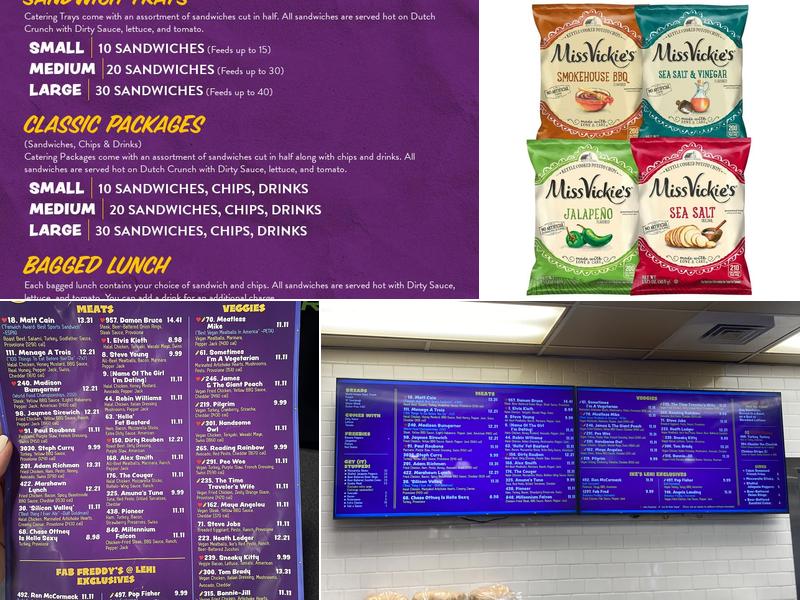 Ike's Love & Sandwiches Menu