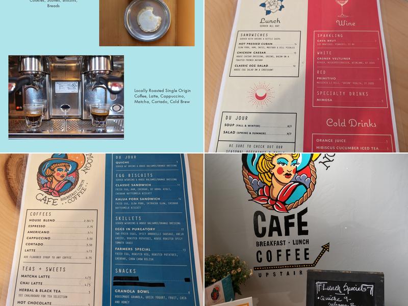 Shiny Moon Café Menu