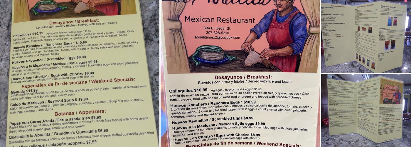 La Abuelita | Mexican Restaurant Menu