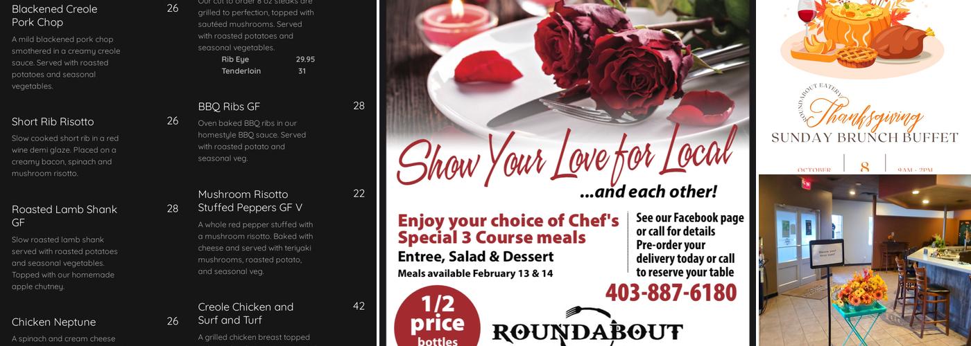 Roundabout Eatery Menu