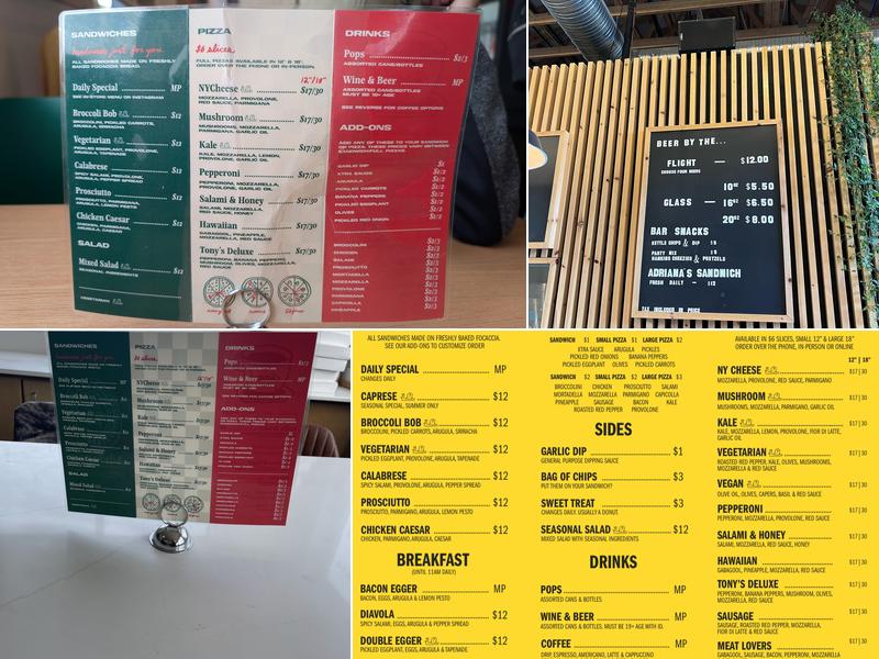 Adriana’s Menu