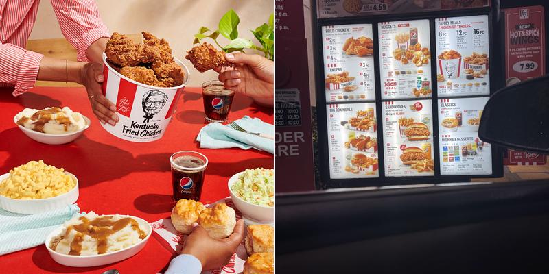 KFC Menu
