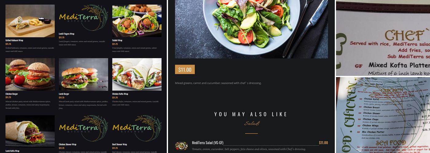 MediTerra Kitchen Menu