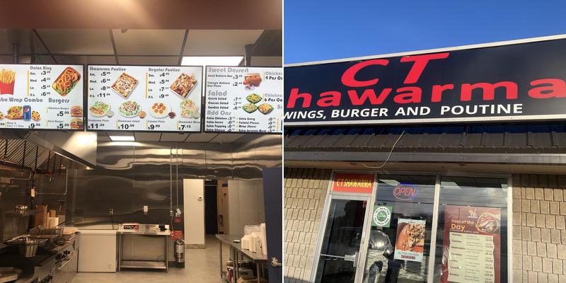 CT Shawarma King George Rd Menu