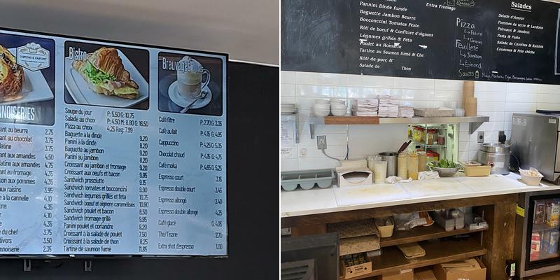 Boulangerie Première Moisson - Ville Mont-Royal - Dupond & Dupont Menu