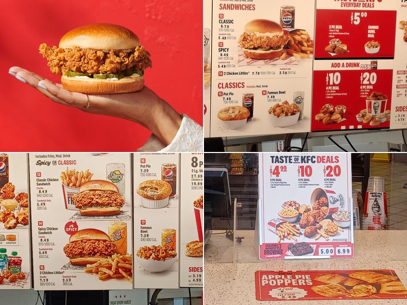 KFC Menu